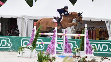 Alice Lainé et Emerald Sitte lors du CSIO Juniors de Cabourg Classic début juin.