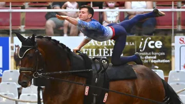 Lambert Leclezio lors des Imposés.