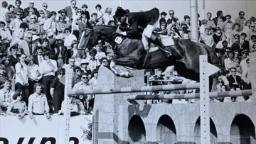 Frédéric Cottier et Babette XVII à Saint Gall (Suisse) en 1978.