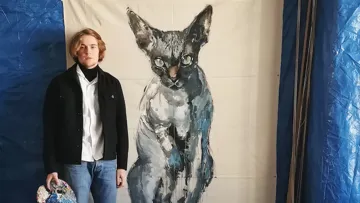 À seulement vingt et un ans, Merlin Riand n’a plus rien d’un débutant et expose déjà ses plus belles œuvres aux quatre coins de la France.