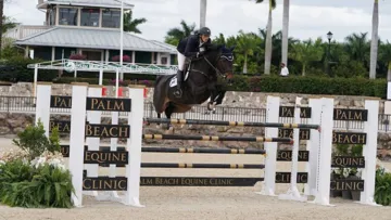 Brian Moggre et MTM Vivre le Reve, associés depuis 2016, se sont particulièrement distingué lors du Winter Equestrian Festival.