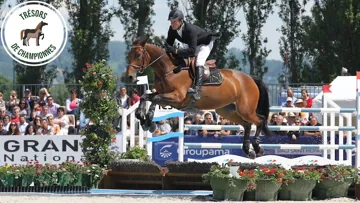 Ici en 2010 à Deauville avec Alain Bourdon, Kassandre Erger avait le don d’attirer les regards avec son attitude de guerrière et son talent.