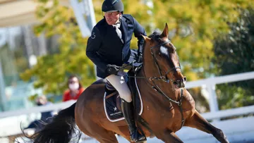 Habituellement sous la selle de son fils Olivier, H&M Extra a permis à Ludo Philippaerts de faire son retour en Grand Prix le week-end passé à Oliva.