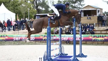 Alexandre Bosc et Fée de Caryan lors de la Grande Semaine de Fontainebleau