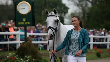 Lauren Kieffer et Landmark's Monte Carlo au CCI 5* de Lexington en 2016.