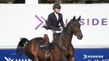 Après avoir concouru lors du CSI 5* de Lyon en 2016, Morgan Bordat a fait son retour au plus haut niveau ce week-end à Grimaud.