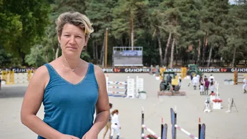 Agathe Jolly, directrice du Grand Parquet devant le nouveau Petit Parquet