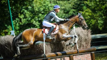 Ici sur Tzinga d'Auzay, Mathieu Lemoine a terminé à la troisième place du CCI 4*-S de Marnes-la-Coquette le week-end passé. 