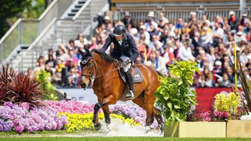 Luca Moneta au Derby de La Baule en 2019, avec Centima 7.