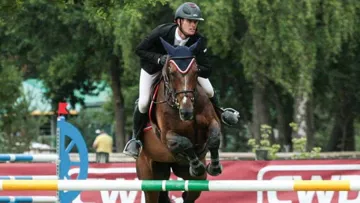 Ludovic Gaudin était en pleine forme ce week-end à Fontainebleau.