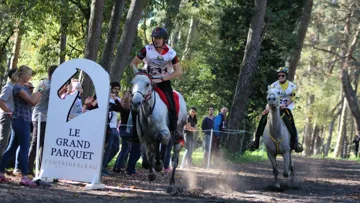 L’arrivée de la 120kms, remportée par Arthur Desprez et Verseau d'Aurabelle.