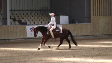 Charlène Aubreton a fait forte impression ce week-end au petit Far West.
