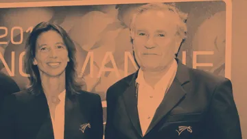 Sophie Dubourg, directrice technique nationale, et Serge Lecomte, président de la FFE.