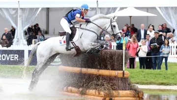 Cédric Lyard a fini cinquième du CCI 4* de Bramham avec son Cadeau du Roi.