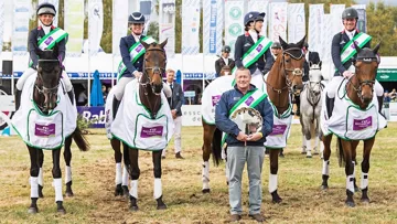 L'équipe de Grande-Bretagne, victorieuse à Boekelo