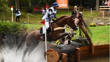 Alexis Goury et son meilleur cheval Trompe l'Oeil d'Emery sur le cross du CCIO 3* de Boekelo.