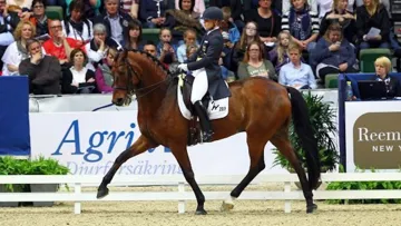 Isabell Werth et son magnifique Don Johnson (ici à Göteborg, en 2013) ont remporté le CDI 5* de Stockholm.