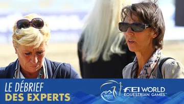Isabelle Judet débriefe la finale par équipes des Jeux équestres mondiaux de Tryon.