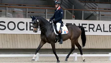 Camille Jaguelin et Wimke ont bien commencé leur week-end deauvillais.