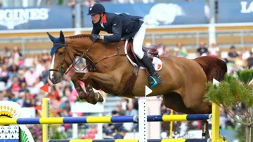 Kevin Staut et Estoy Aqui de Muze*HDC étaient troisièmes du Grand Prix l'an passé.