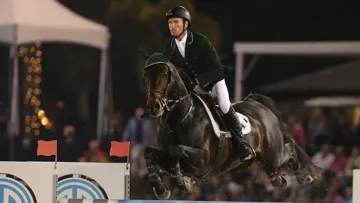 Richie Moloney et Carrabis Z, vainqueurs Grand Prix 5* de Wellington hier soir.