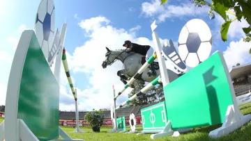 Même s'ils ont concédé une petite faute en seconde manche, Romain Potin et Impressario van de Heffinck ont signé deux très bons parcours en finale ce matin.