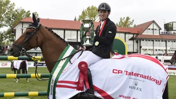 Scott Brash, vainqueur du Rolex Grand Slam l'an passé, remet cette année son titre en jeu dans le mythique Grand Prix du CSIO 5* de Calgary.
