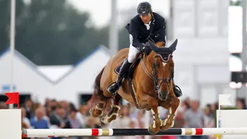 Frédéric David et Ecuador van't Roosakker se sont emparé d'une belle deuxième place dans le Grand Prix du CSIO 5* d'Al-Aïn aujourd'hui.