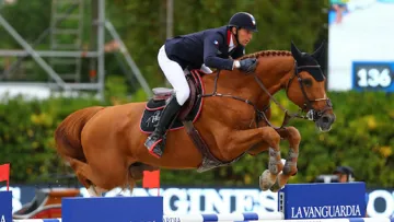 Kevin Staut et Silver Deux de Virton*HDC, deuxièmes du Grand Prix CSIO 5* de Barcelone.