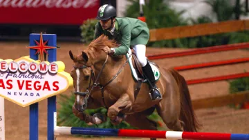 En 2005 à Las vegas, Rodrigo Pessoa et Baloubet du Rouet se sont adjugés la cinquième place.