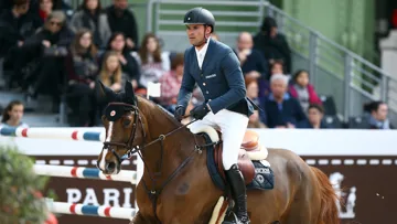 Avec Twentytwo des Biches, Romain Duguet a remporté l'épreuve d'ouverture ce week-end au Grand Palais.