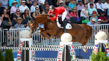 En tête de la compétition individuelle, l'Allemande Simone Blum n'aura pas le droit à l'erreur pour espérer l'or avec DSP Alice.