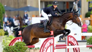 Anna-Julia Kontio et Ornellaia, ici au CSI 5* de Bruxelles en septembre, ont remporté leur premier Grand Prix de ce niveau.