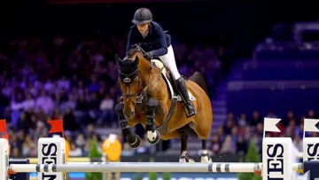 Janika Springer et Bacardi VDL dans la Coupe du monde Longines de Lyon, début novembre.