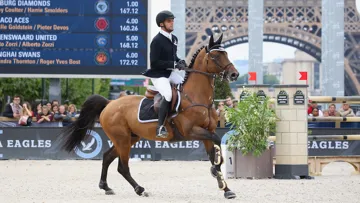 Ici face à la Dame de Fer, Ricoré Courcelle n'a pas trouvé preneur lors de la vente aux enchères.