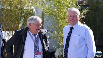 Pascal Bouvet, responsable de la communication, et Alain Landais, président du concours.