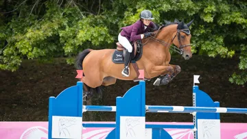 Flore Giraud lors du CSI 3* de Dinard le week-end dernier.