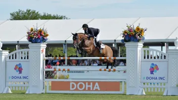 Mario Deslauriers, accompagné de la prometteuse fille de Clarimo Ask, Bardolina.