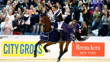 Corbinian avait remporté la finale Coupe du monde à Göteborg, en 2016, sous la selle de Steve Guerdat.