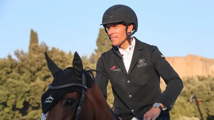 Henrik von Eckermann a pu savourer sa victoire devant sa famille.