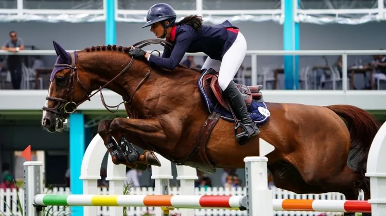 Nina Mallevaey et Virtuose Champeix avaient réalisé un parcours sans faute dans l'épreuve à 1,50m, qualificative pour le Grand Prix du CSIO 5* de La Baule.