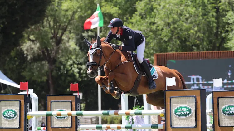 Kevin Staut et Viking d’la Rousserie au CSIO 5* de Rome, à la veille de la blessure du hongre.