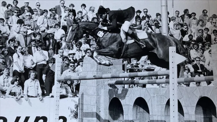 Frédéric Cottier et Babette XVII à Saint Gall (Suisse) en 1978.