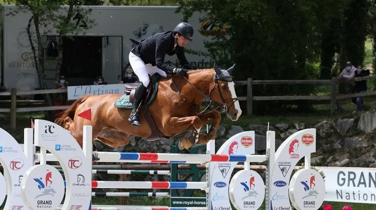 Pierre-Alain Mortier et Just do It R au Grand National de Barbaste 