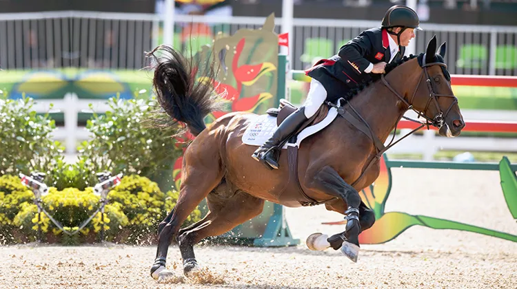 Nick Skelton et Big Star, médaillés d’or individuels.
