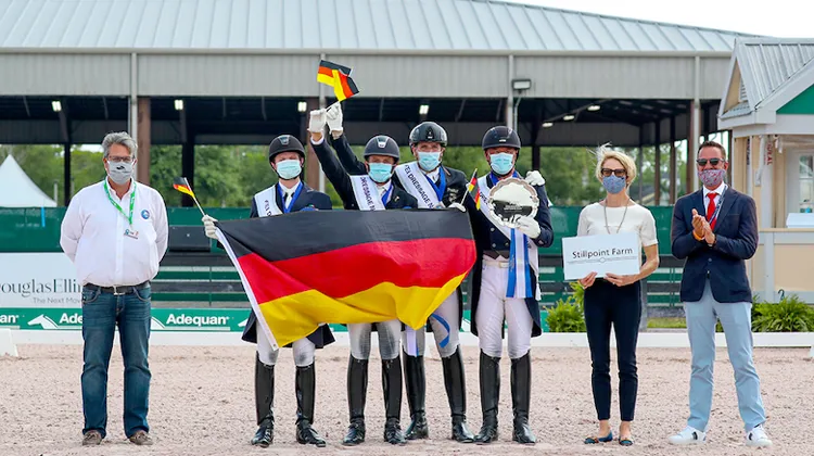 Belle victoire pour l’équipe d’Allemagne sur la piste de Wellington ! 