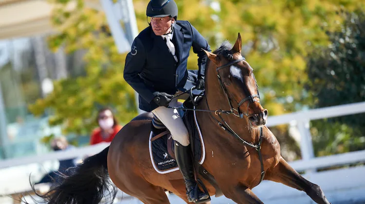 Habituellement sous la selle de son fils Olivier, H&M Extra a permis à Ludo Philippaerts de faire son retour en Grand Prix le week-end passé à Oliva.