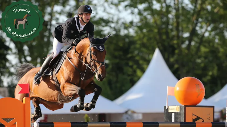 Queen Girl Kervec et Julien Gonin en 2014 au CSI 4* de Bourg-en-Bresse.