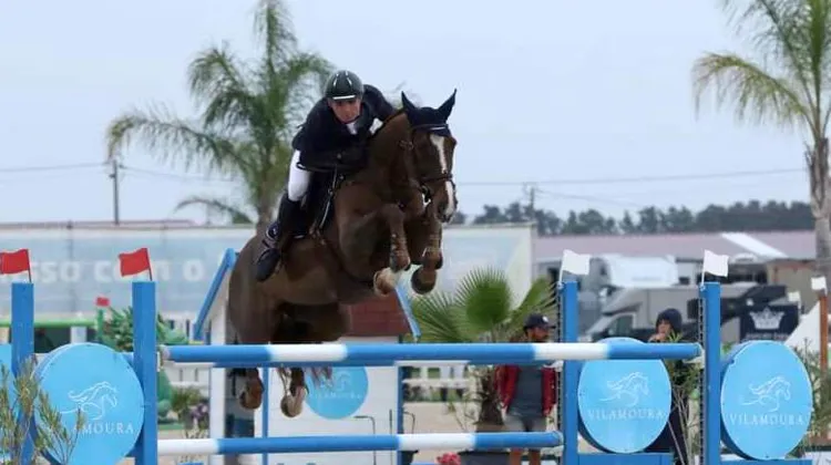 Bryan Balsiger et Twentytwo des Biches lors du GP du CSI 4* de Vilamoura