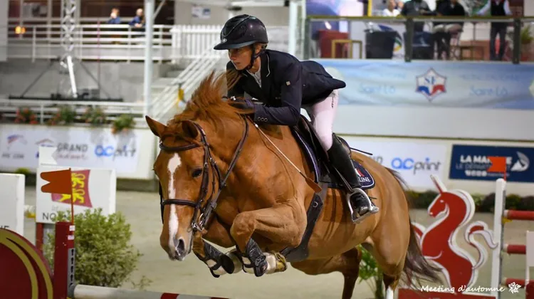 Axelle Lagoubie est une fidèle du pôle hippique de Saint-Lô.